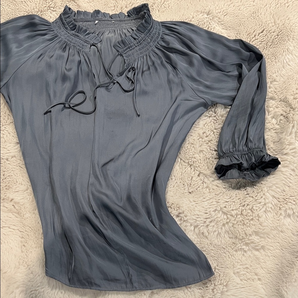 Elegant Gray Women's Top